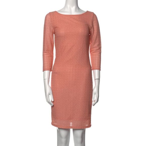 Alice + Olivia 🐾 NWT Emilio Pucci Runway Pink Salmon Dress, Sz 8, MSRP $297 - Picture 1 of 11